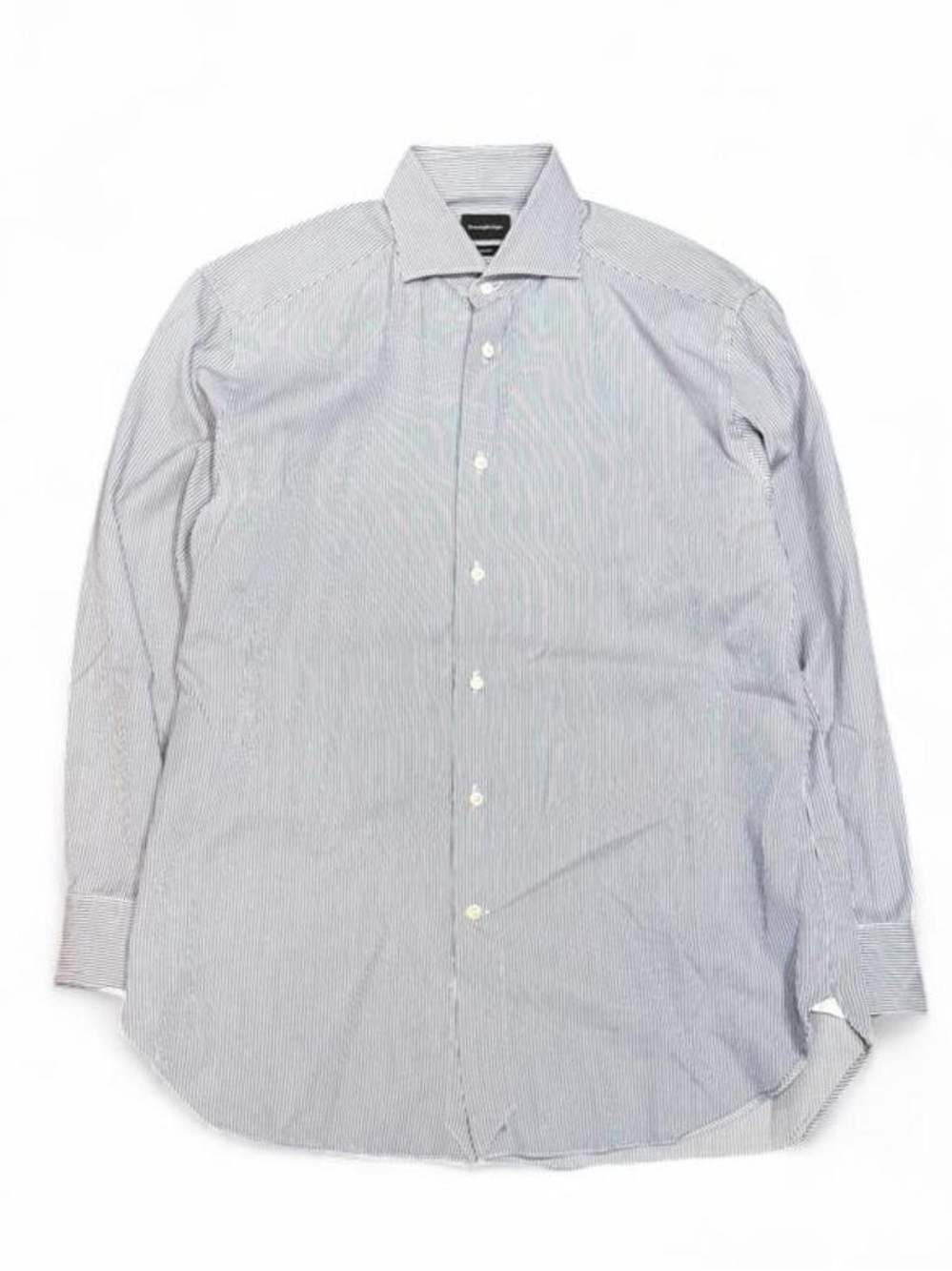 Ermenegildo Zegna Mainline Pinstripe Cotton Button Down Shirt